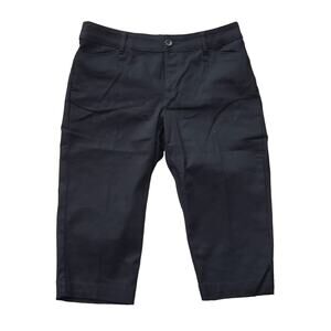 St. John's Bay Quality Apparel Black Mid-Rise Capri Pants Jeans Size 8P